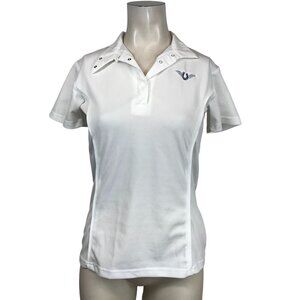 ALBERTO MAKALI - WOMEN'S MEDIUM - MULTICOLOR LONG SLEEVE CHEVRON SHIRT TOP